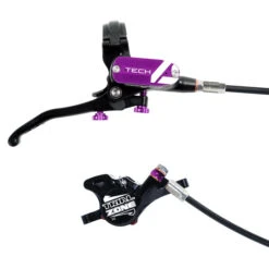 HOPE TECH 4 TRIAL ZONE No.9 Rear Brake No Rotor Purple