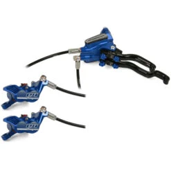HOPE TECH 3 E4 DUO Double Lever Left Brake No Rotor Blue