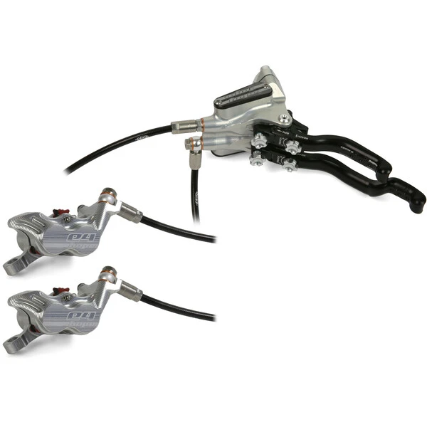 HOPE TECH 3 E4 DUO Double Lever Left Brake No Rotor Silver