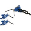 HOPE TECH 3 X2 DUO Double Lever Left Brake No Rotor Blue