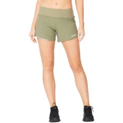 2XU AERO 4" Women's Shorts Green 2022