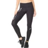 2XU AERO VENT MID-RISE COMPRESSION Women's Tights Black/Silver 2022
