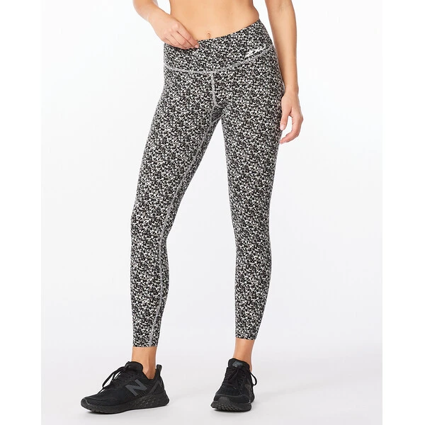 2XU FORM PRINT MID-RISE COMPRESSION Women's Tights Grey 2022