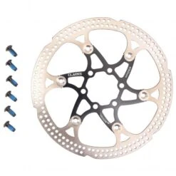 CLARKS CFR-10FA Floating Disc Rotor 6-Bolt Black