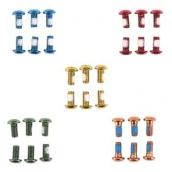 CLARKS ANODISED Set Of 6 Rotor Bolts