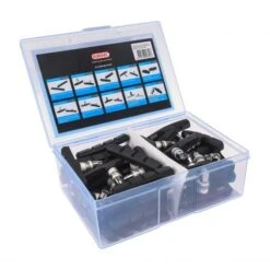 ELVEDES V-Brake Blocks Black (Box Of 25 Sets)