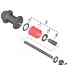 SHIMANO WH-MT15 MTB Freehub Body #Y4FL98410