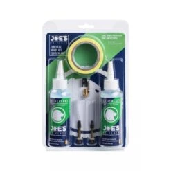 NO-FLATS JOES Eco Sealant 25 Mm Valves 48 Mm Tubeless Ready Conversion Kit #180269