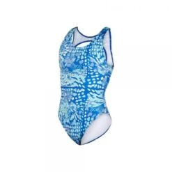 Z3R0D SCULPT WILD ANIMAL Women's Swimsuit (1 Piece) Blue/White 2022