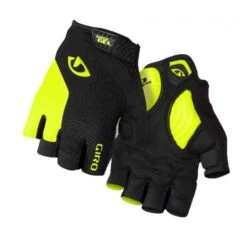 GIRO STRADE DURE SUPERGEL Short Finger Gloves Black/Yellow 2022