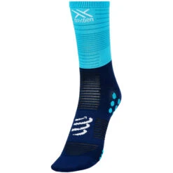 COMPRESSPORT MID COMPRESSION Socks Blue