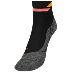 FALKE RU4 SHORT PACE Women's Socks Black/Grey