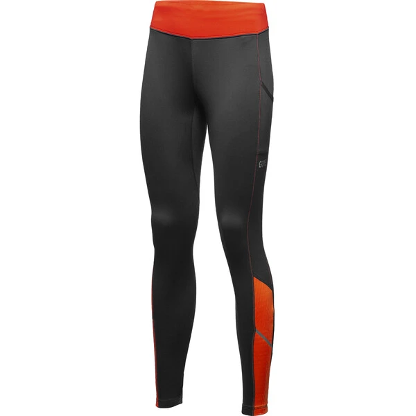 GORE WEAR R3 THERMO Women's Tights Black/Red - Image 2