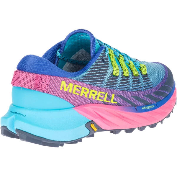 MERRELL AGILITY PEAK 4 Women's Trail Shoes Blue/Pink 2023 - Image 7