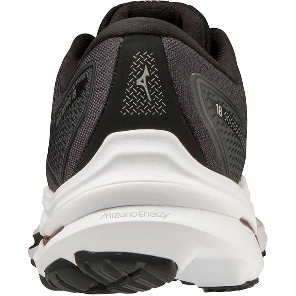 MIZUNO WAVE INSPIRE 18 Women's Running Shoes Black 2022 - Image 5