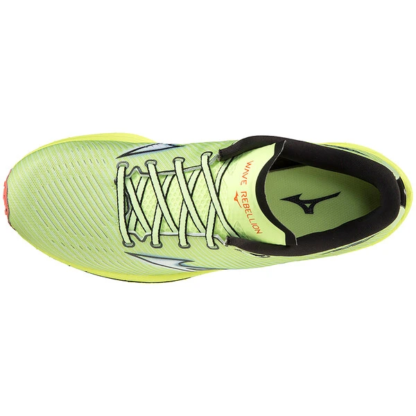 MIZUNO WAVE REBELLION Running Shoes Green 2022 - Image 3