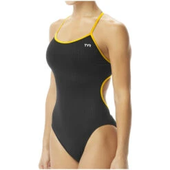 TYR HEXA TRINITYFIT Women's Swimsuit (One Piece) Black/Gold 2022