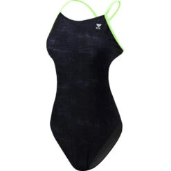 TYR SANDBLASTED CUTOUTFIT Women's Swimsuit (One Piece) Black 2022