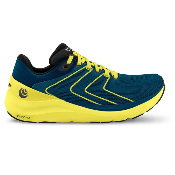 TOPO ATHLETIC PHANTOM 2 Running Shoes Blue/Yellow 2022 - Image 2