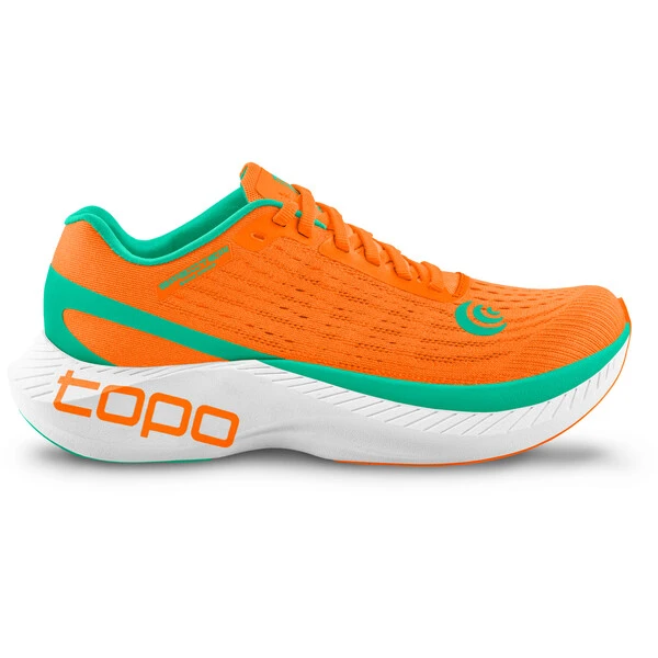 TOPO ATHLETIC SPECTER Women's Running Shoes Orange/Green 2022 - Image 2