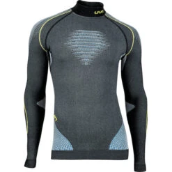 UYN EVOLUTYON Long-Sleeved Technical Base Layer Grey/Blue