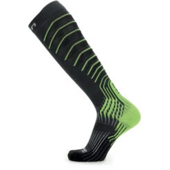 UYN RUN COMPRESSION Women's Socks Grey/Green