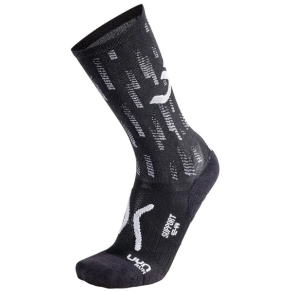 UYN RUN SUPPORT Socks Black/Grey 2022