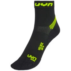 UYN RUN VELOCE Socks Black/Yellow