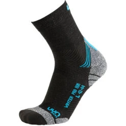 UYN WINTER PRO RUN Socks Black/Blue