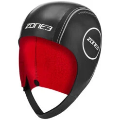 ZONE3 HEAT-TECH L Neoprene Swim Cap Black/Red