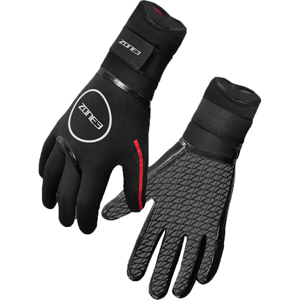 ZONE3 HEAT-TECH Neoprene Swim Gloves Black
