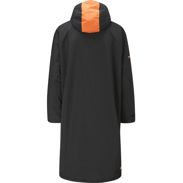 ZONE3 OVERSIZED POLAR FLEECE Robe Black/Orange - Image 3