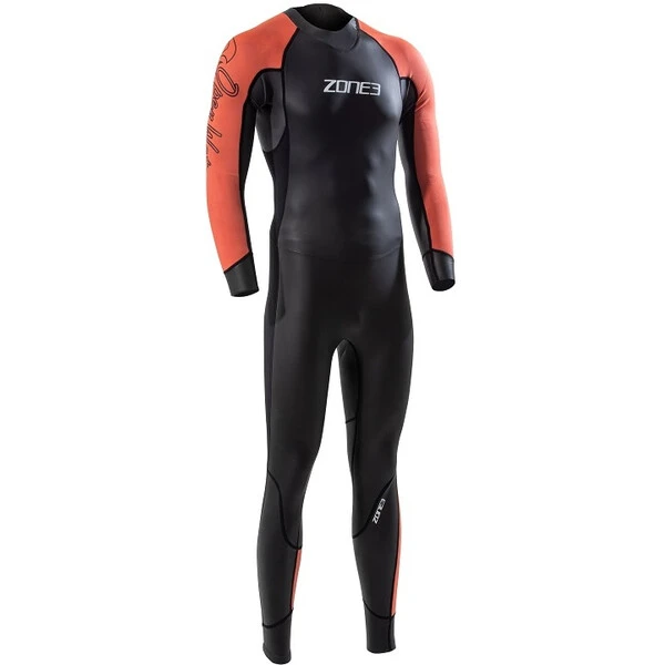 ZONE3 VENTURE Long-Sleeved Wetsuit Black/Orange 2022