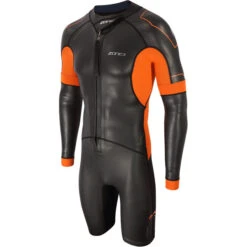 ZONE3 VERSA SWIMRUN Long-Sleeved SwimRun Shorty Wetsuit Detachable Sleeves 2023