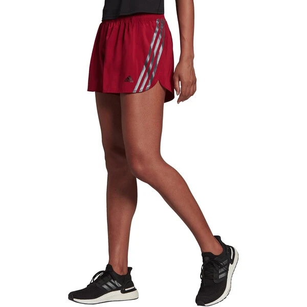 ADIDAS RUN INCONS 3-STRIPES Women's Shorts Red 2022 - Image 2