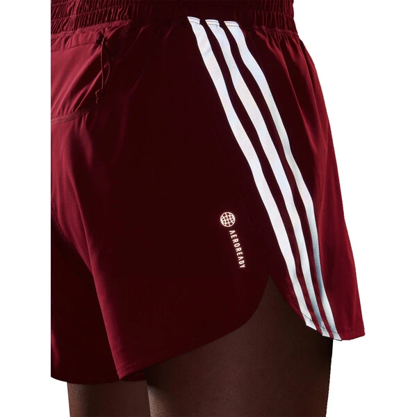 ADIDAS RUN INCONS 3-STRIPES Women's Shorts Red 2022 - Image 5