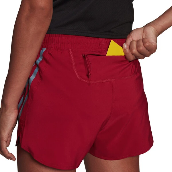 ADIDAS RUN INCONS 3-STRIPES Women's Shorts Red 2022 - Image 6