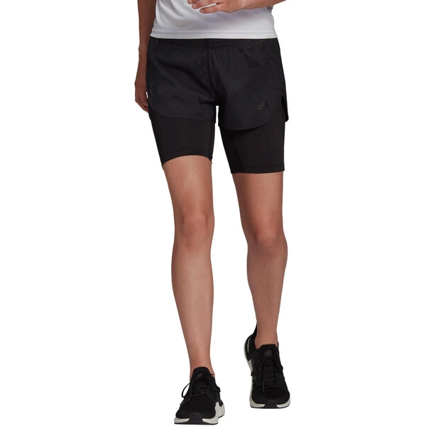 ADIDAS RUN FAST 2-IN-1 Women's Shorts Black 2022 - Image 2
