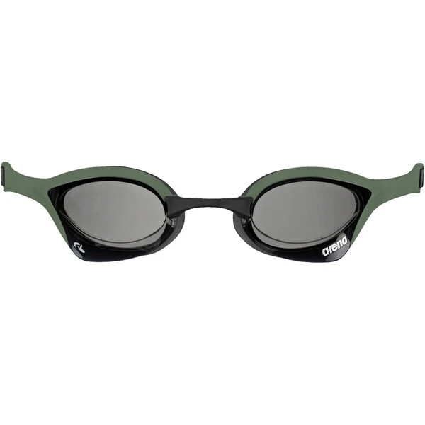ARENA COBRA ULTRA SWIPE Swimming Goggles Smoke Black/Green - Image 2