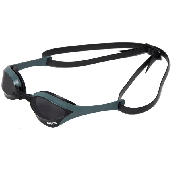 ARENA COBRA ULTRA SWIPE Swimming Goggles Smoke Black/Green - Image 3