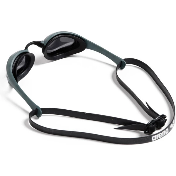 ARENA COBRA ULTRA SWIPE Swimming Goggles Smoke Black/Green - Image 4