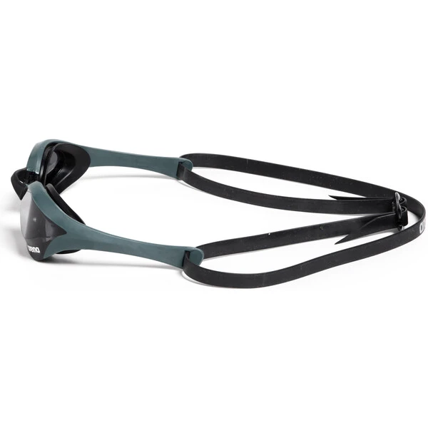 ARENA COBRA ULTRA SWIPE Swimming Goggles Smoke Black/Green - Image 7
