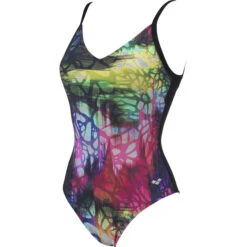 ARENA GRACE U Women's Swimsuit (One Piece) Black/Multicoloured