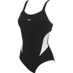 ARENA MAKIMURA Women's Swimsuit (One Piece) C-Cup Black/White 2022