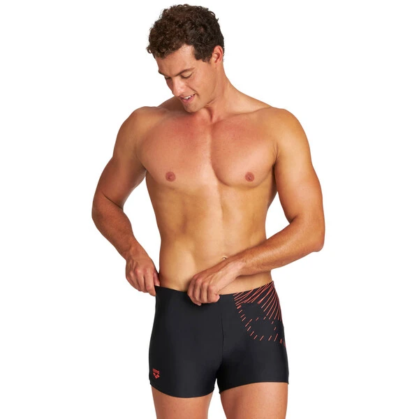 ARENA TRICK Swim Shorts Black/Red 2022 - Image 5
