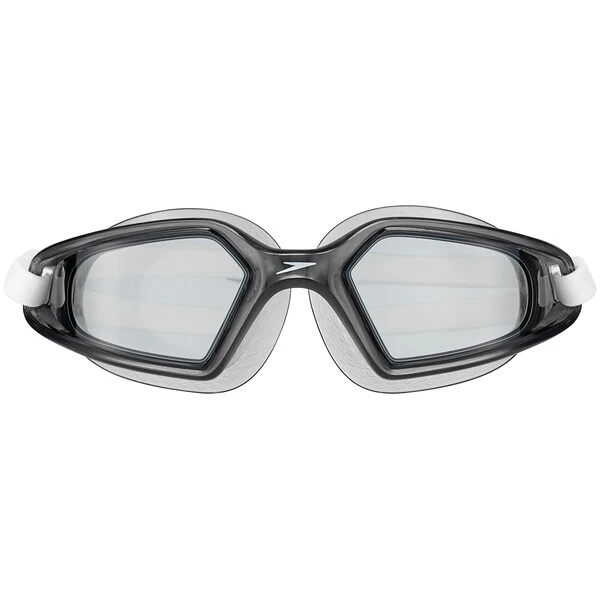 SPEEDO HYDROPULSE Swimming Goggles Smoke Light Grey/Grey - Image 3