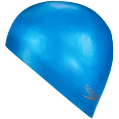 SPEEDO PLAIN MOULDED Swim Cap Blue